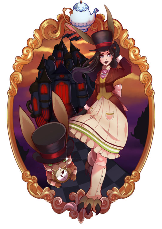 A rabbit dress and a rabbit bomb